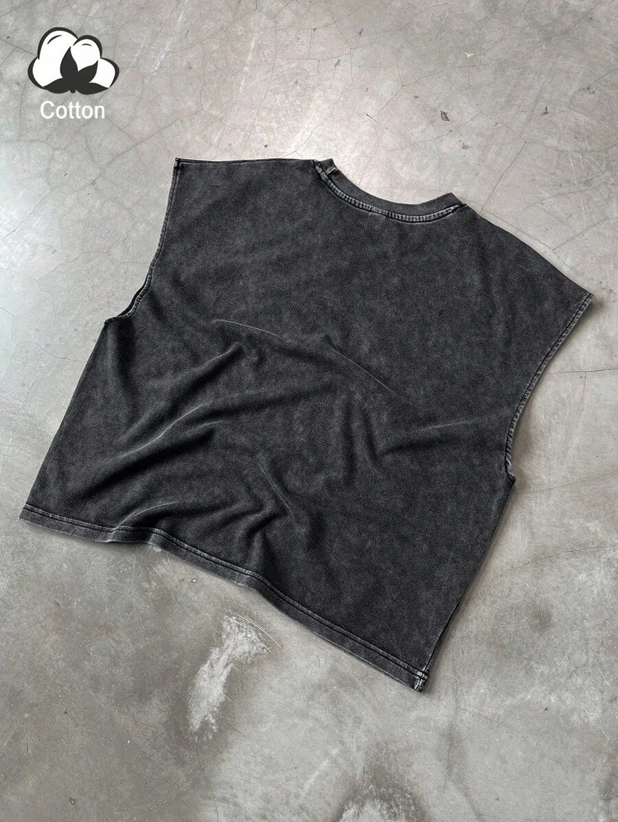 Men's Summer Casual Washed Vintage Tank Top