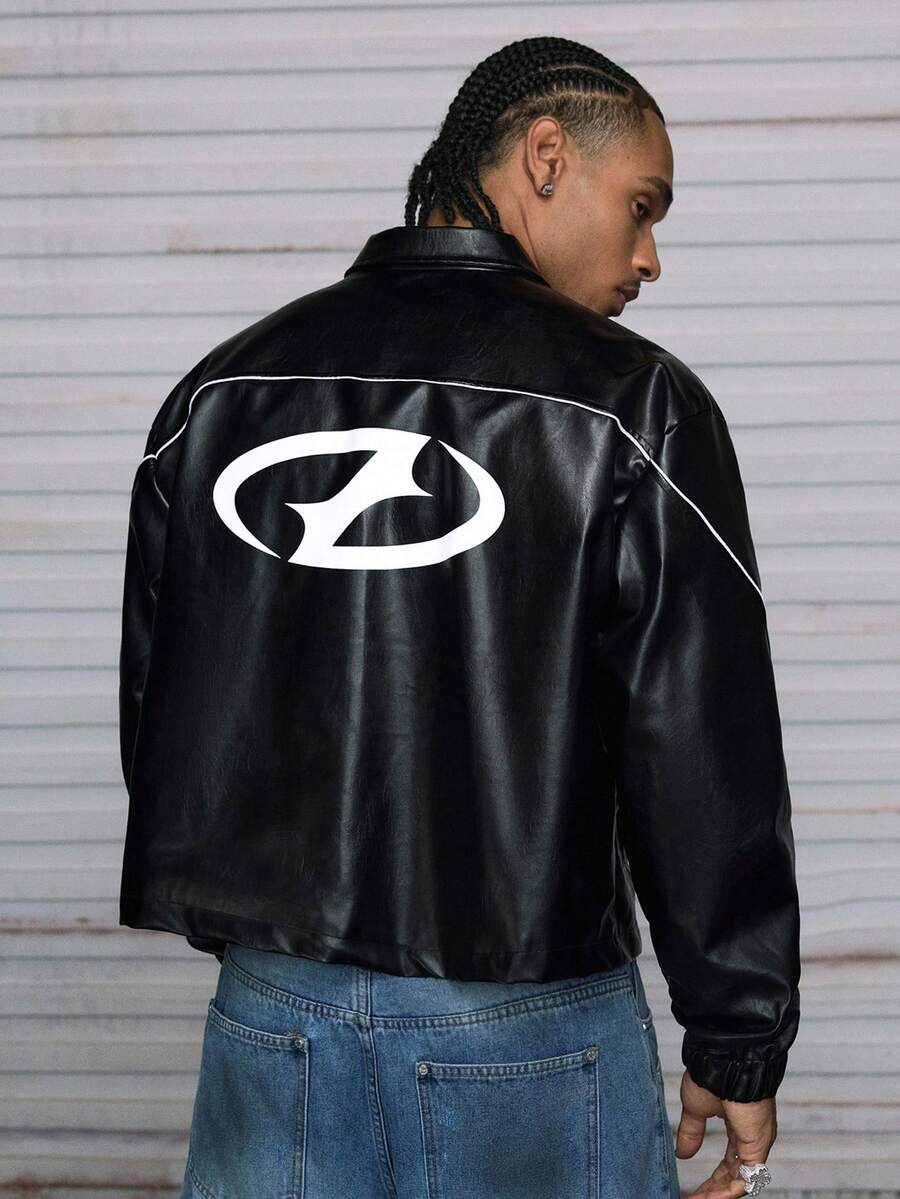 Men Woven Zip Up Jacket