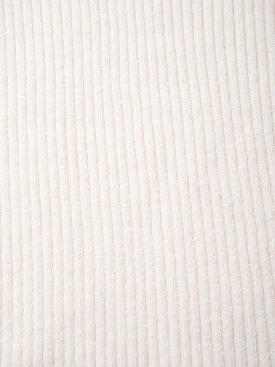 Men's Ribbed Polo Neck Sweater,