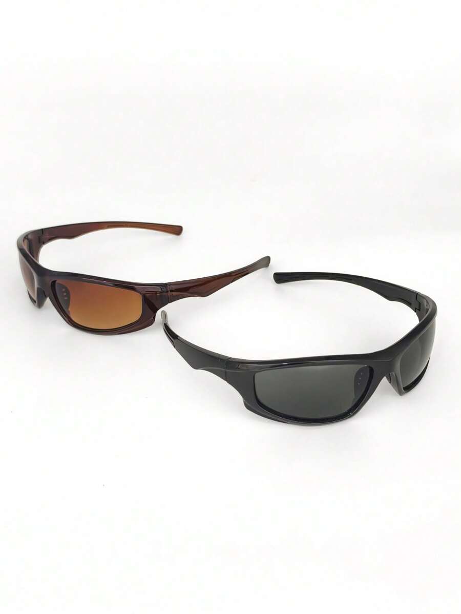 Unisex 2pcs Mercury Lens Fashionable Glasses