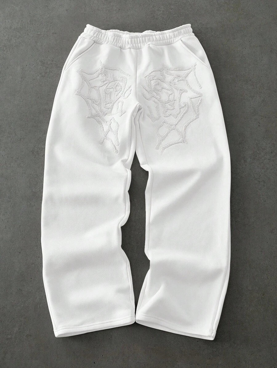 Men's Matching Cross Embroidered Sweatpants