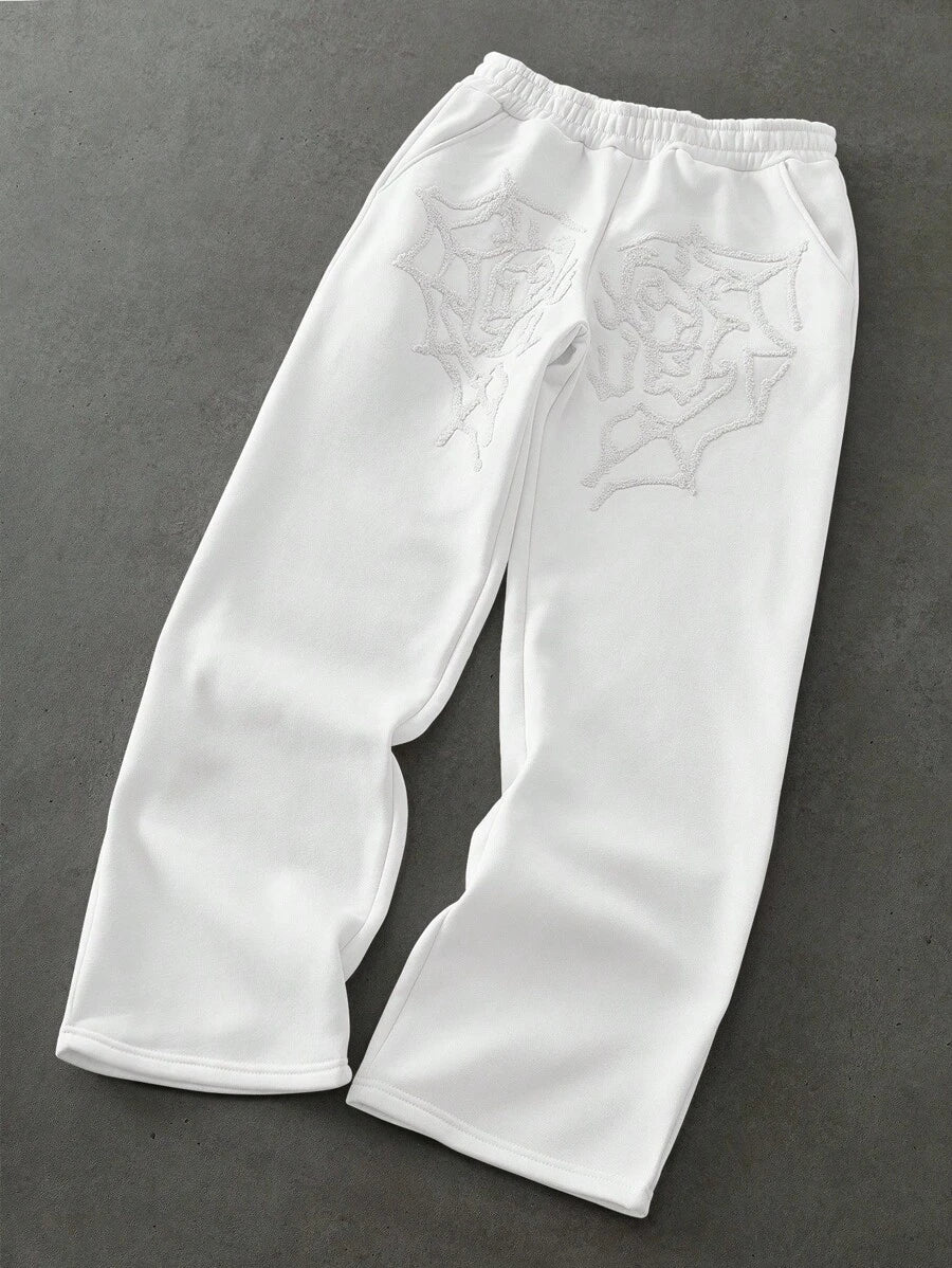 Men's Matching Cross Embroidered Sweatpants