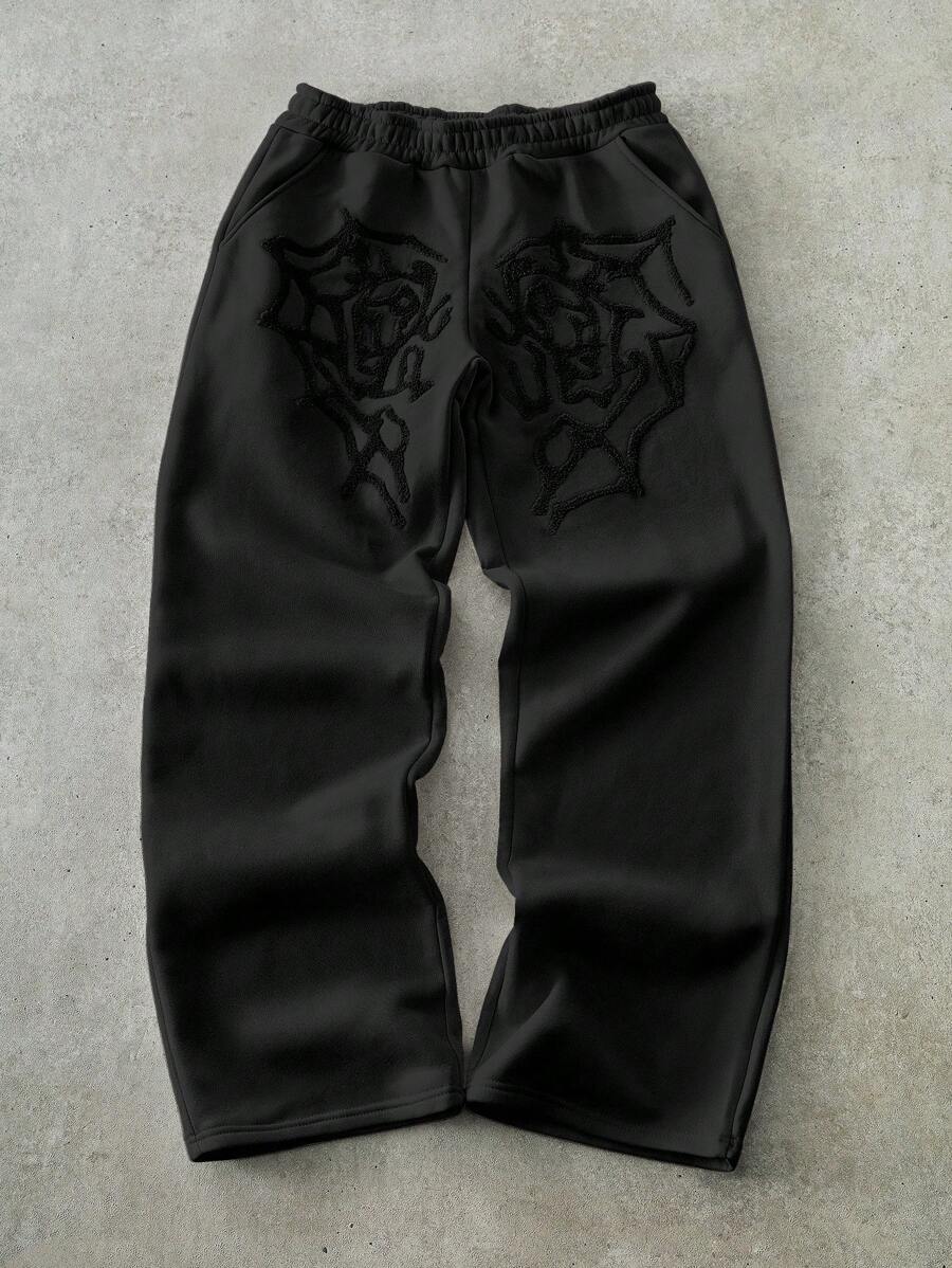 Men's Matching Cross Embroidered Sweatpants