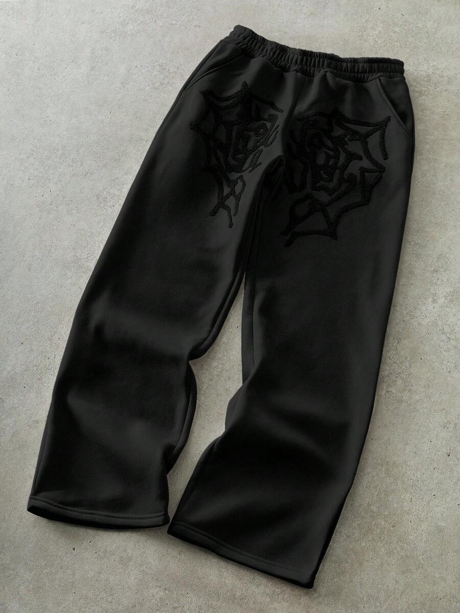 Men's Matching Cross Embroidered Sweatpants