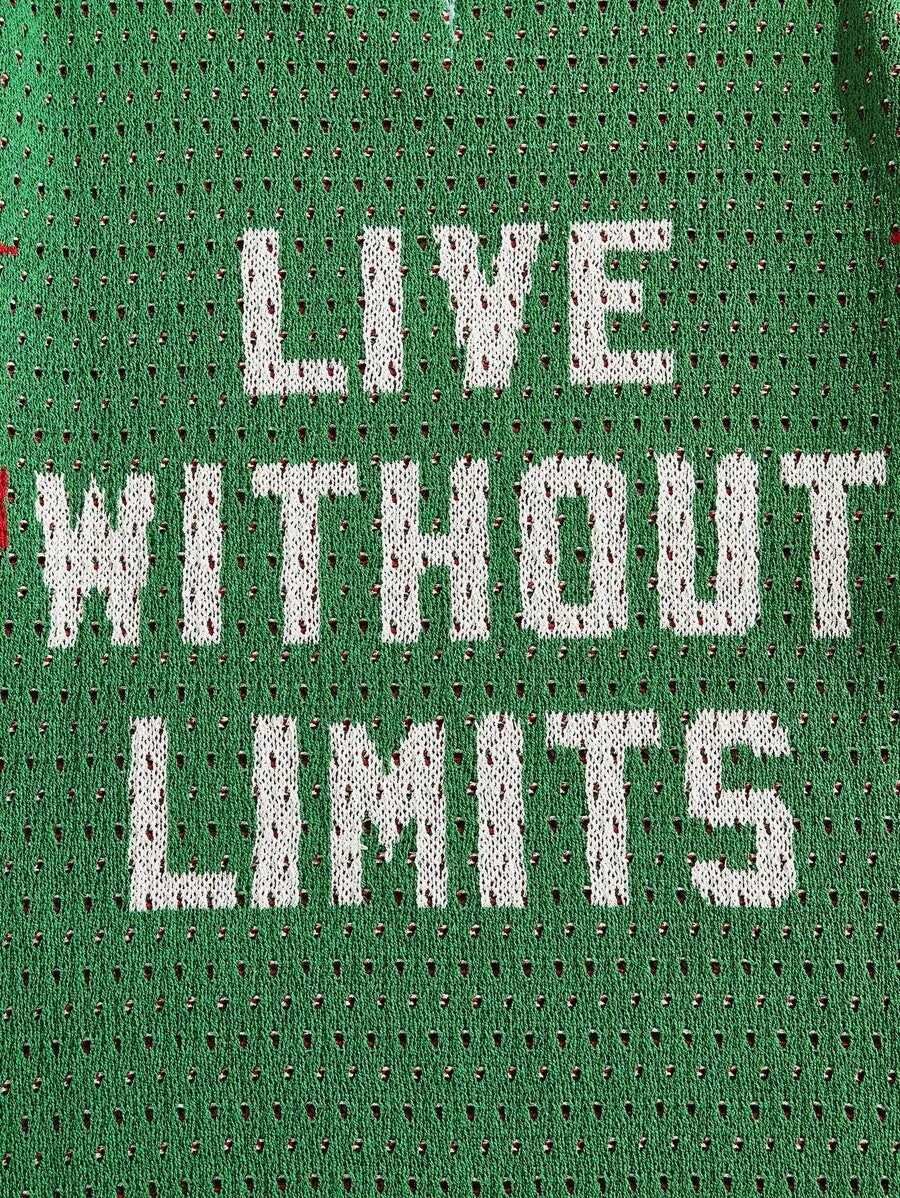 Men's Loose Fit Contrast Color Short Sleeve Knit Top Jersey