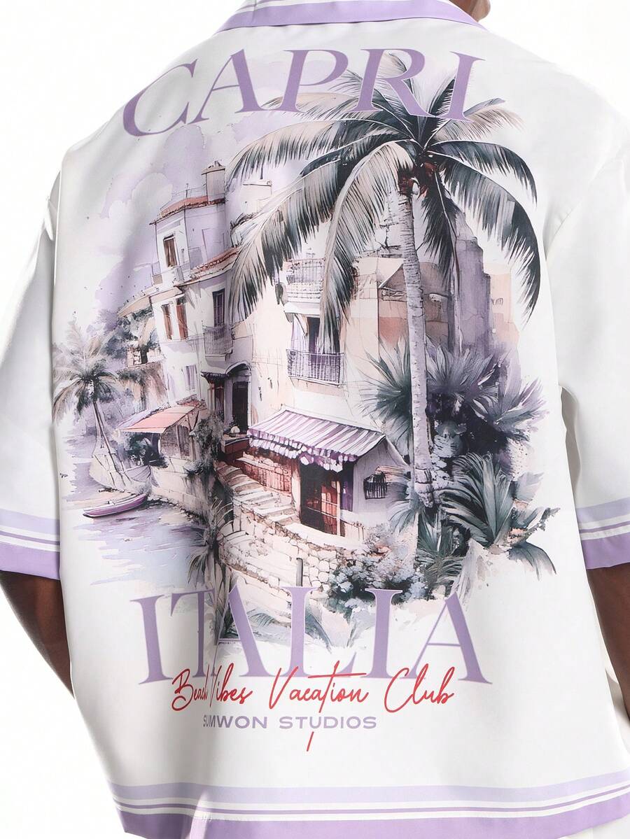 Men's Summer 2Pc Shirt & Shorts