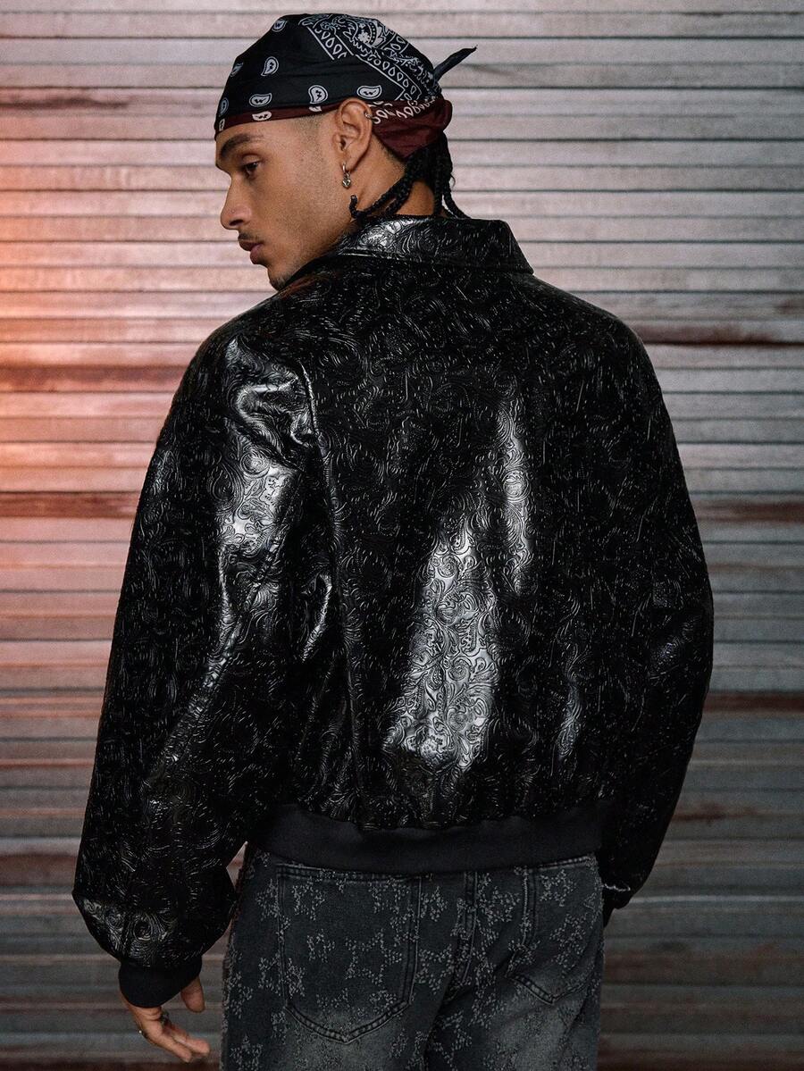 Men's Woven Fashion Long Sleeve Jacket