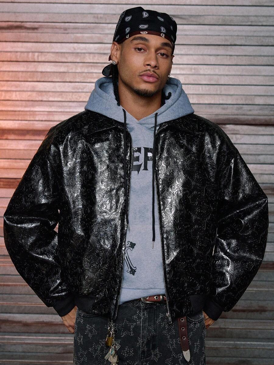 Men's Woven Fashion Long Sleeve Jacket