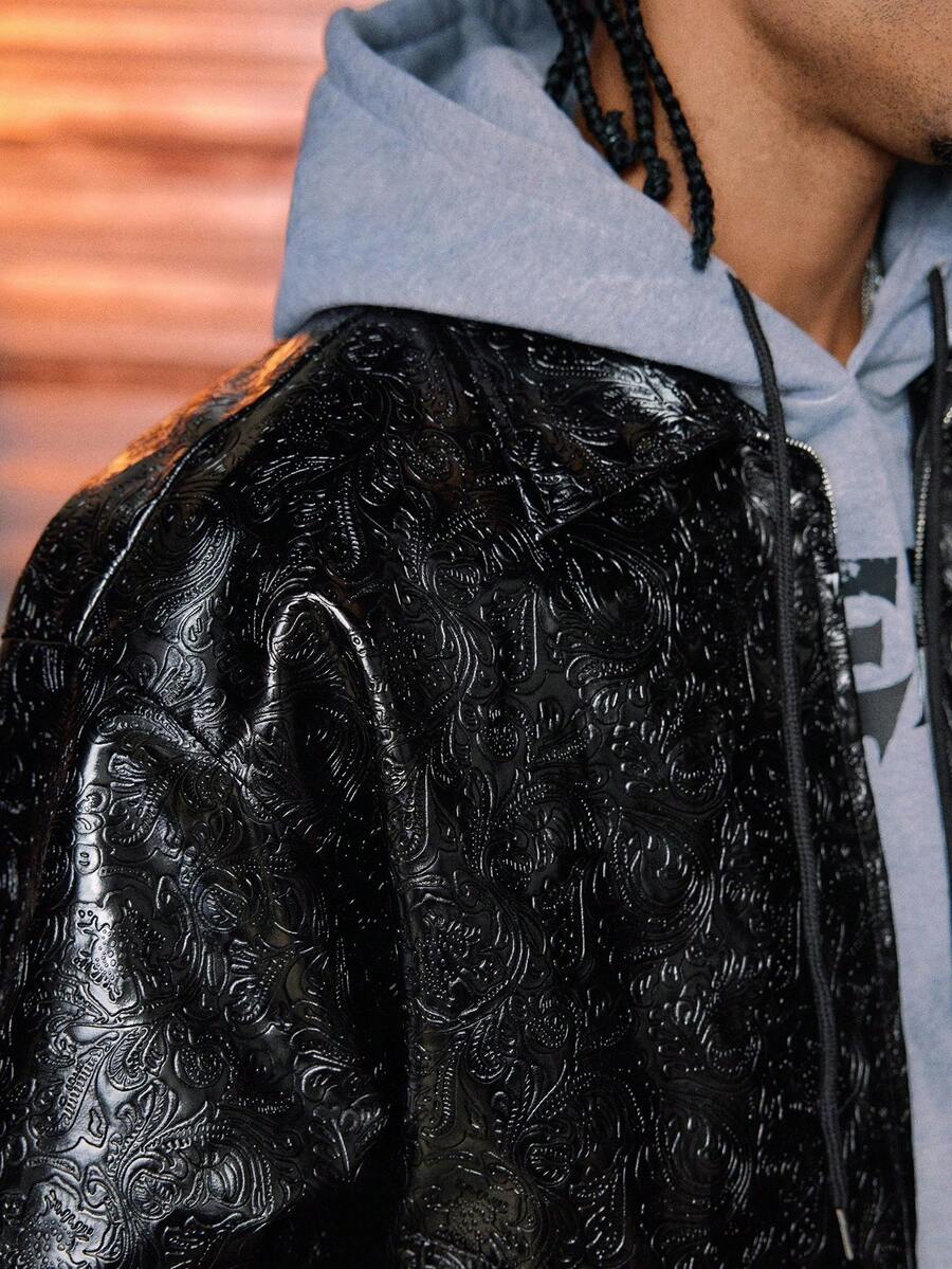 Men's Woven Fashion Long Sleeve Jacket