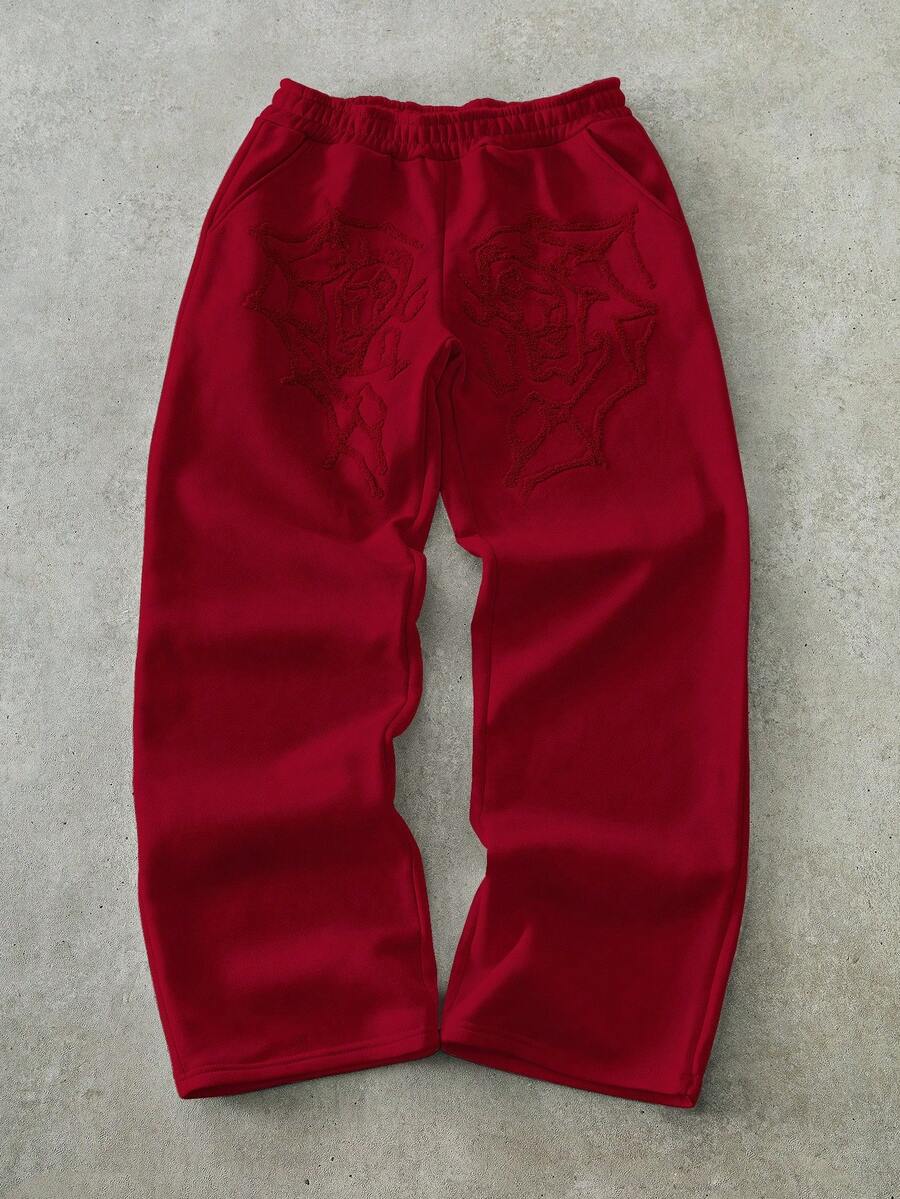 Men's Matching Cross Embroidered Sweatpants