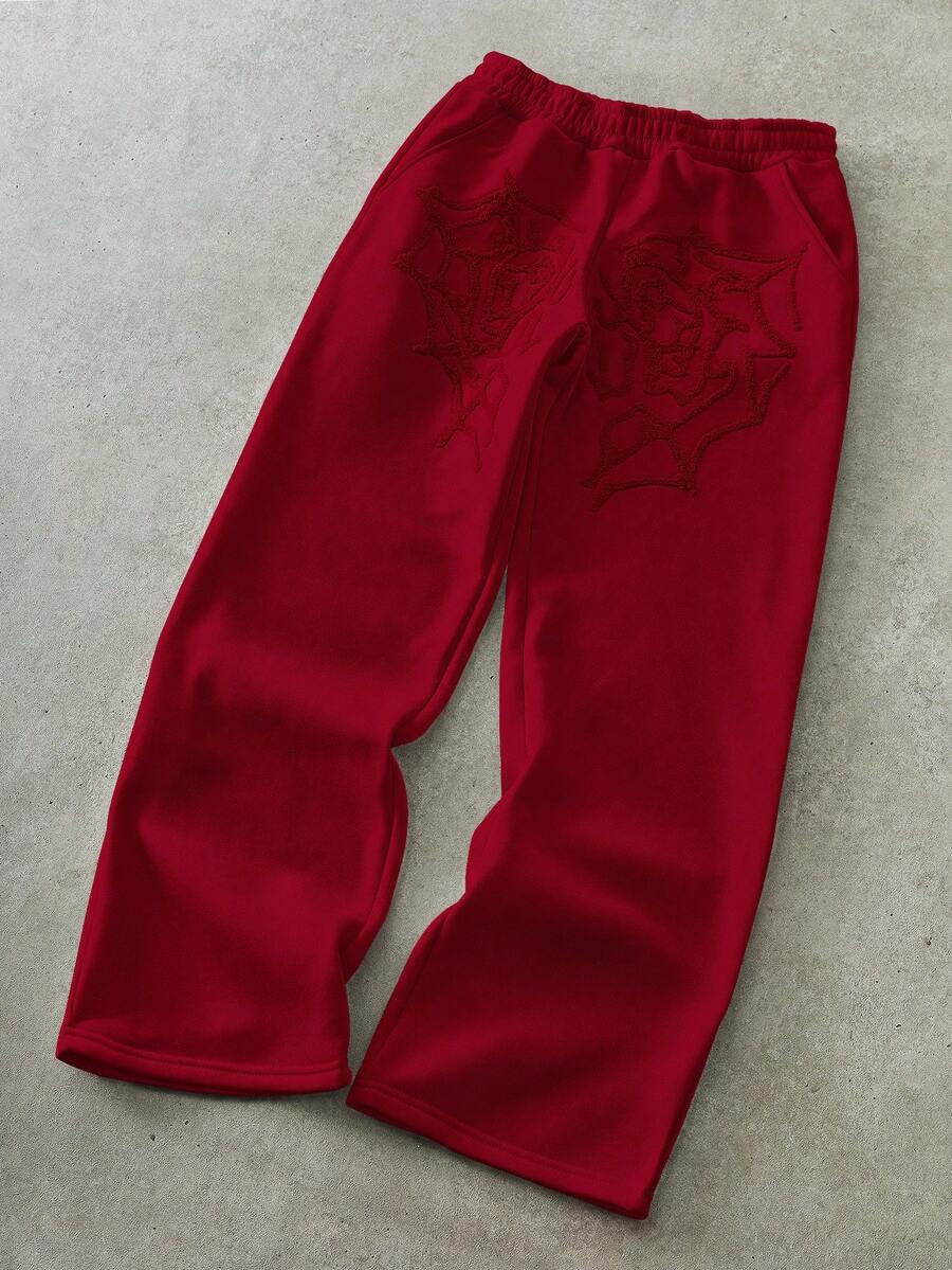 Men's Matching Cross Embroidered Sweatpants