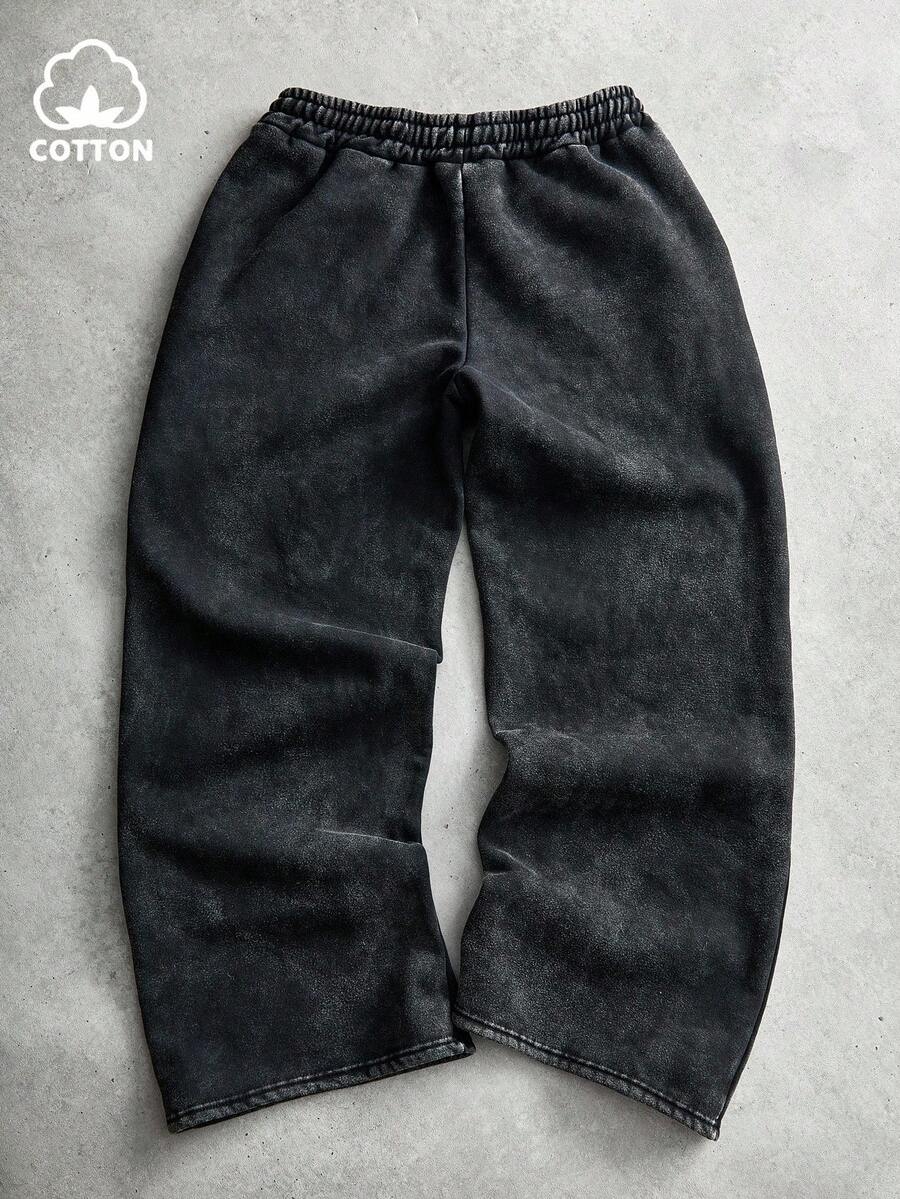 Washed Gothic Drawstring Sweatpants