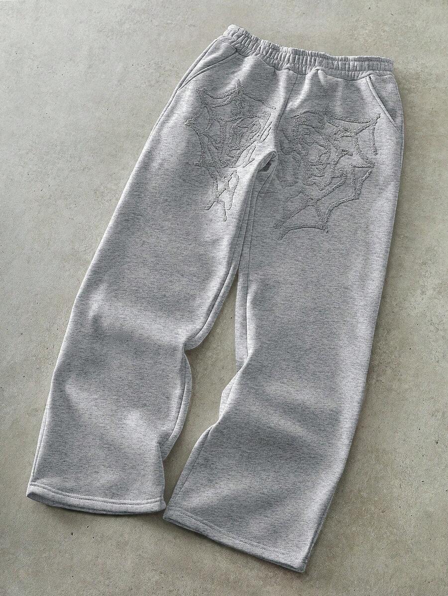 Men's Matching Cross Embroidered Sweatpants
