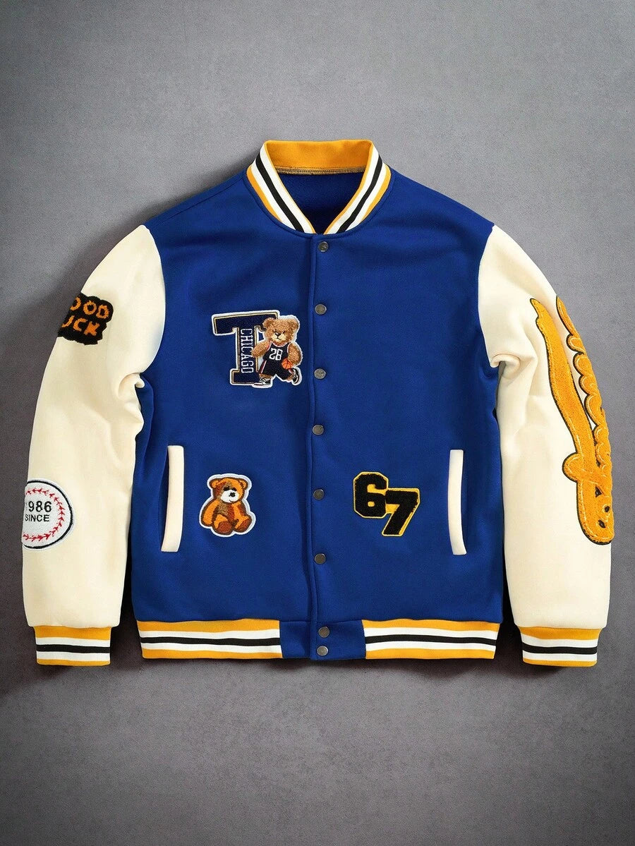 Men's Sports Style Baseball Jacket