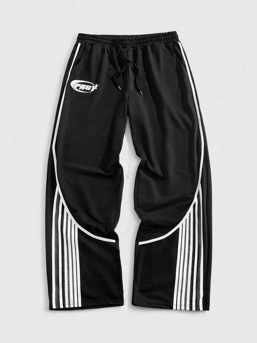 Men's Striped Sweatpants