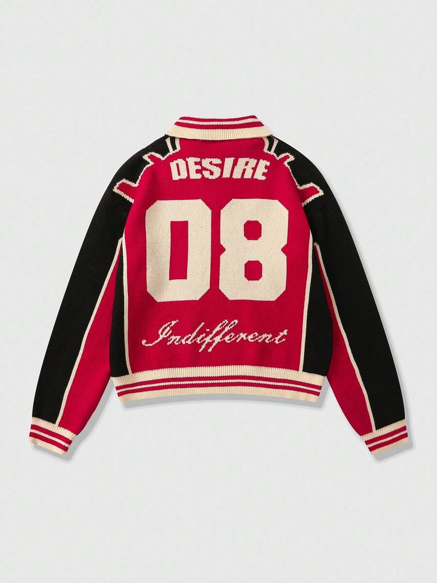 Men's Jacquard Knit Casual Pullover Sweater