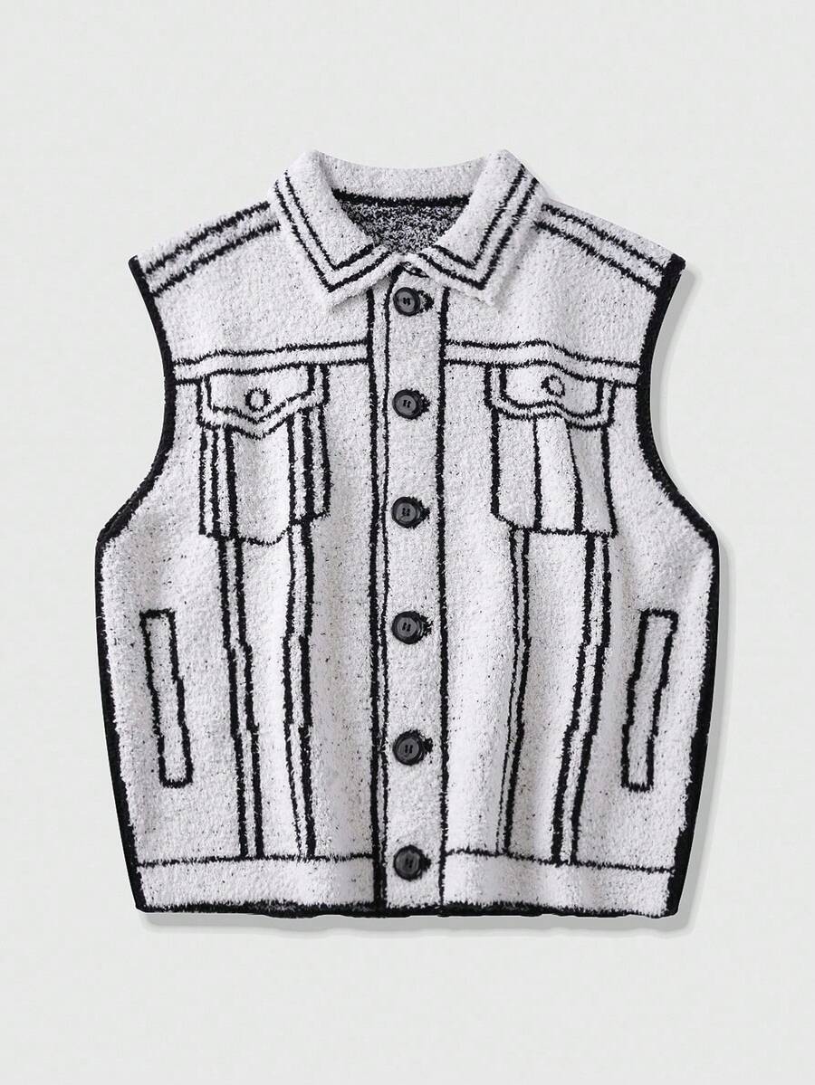 Men's Autumn Casual Knitted Vest