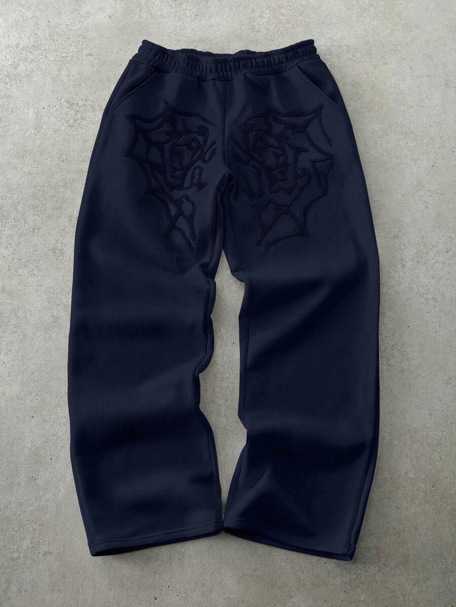 Men's Matching Cross Embroidered Sweatpants