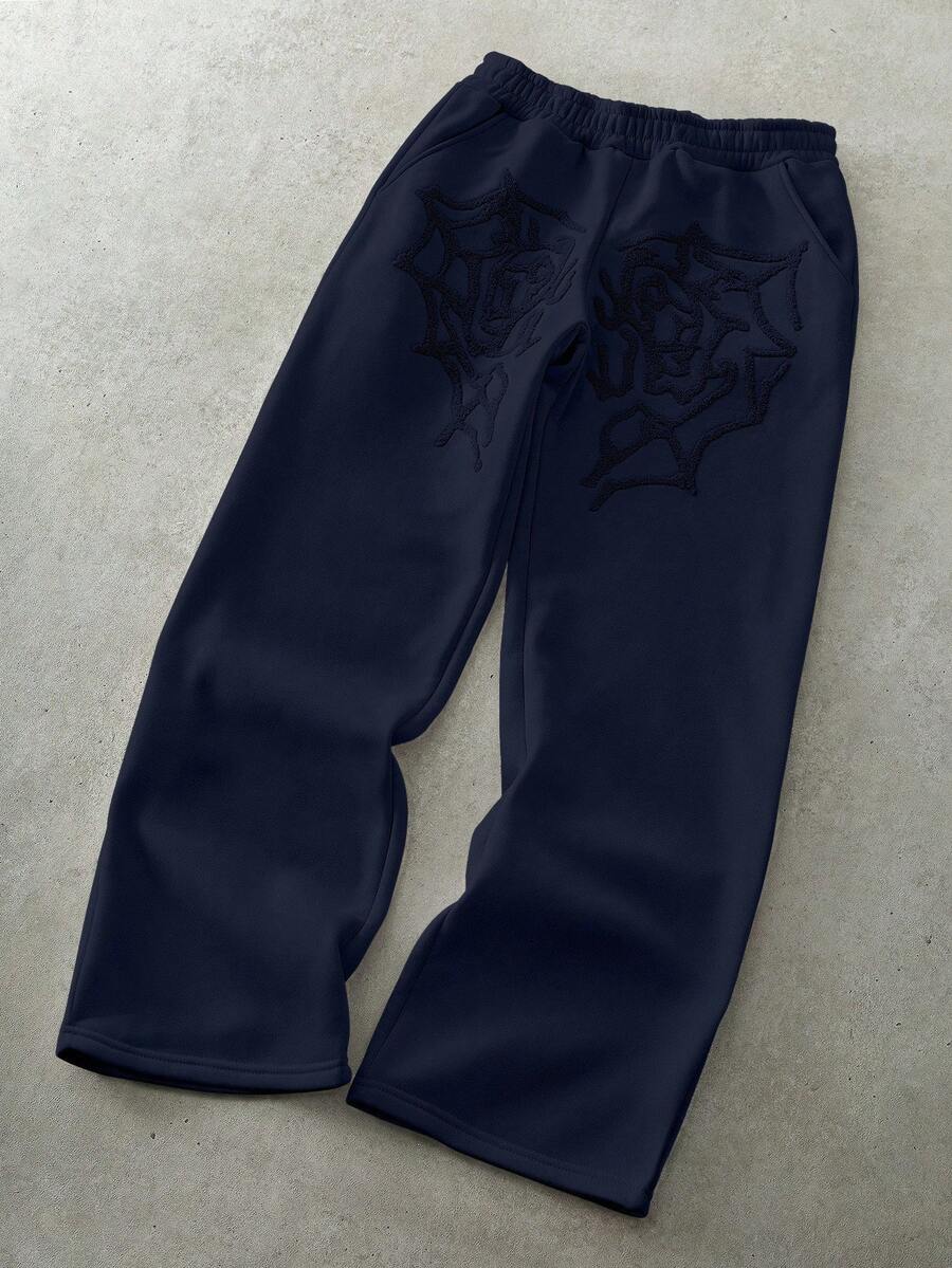 Men's Matching Cross Embroidered Sweatpants