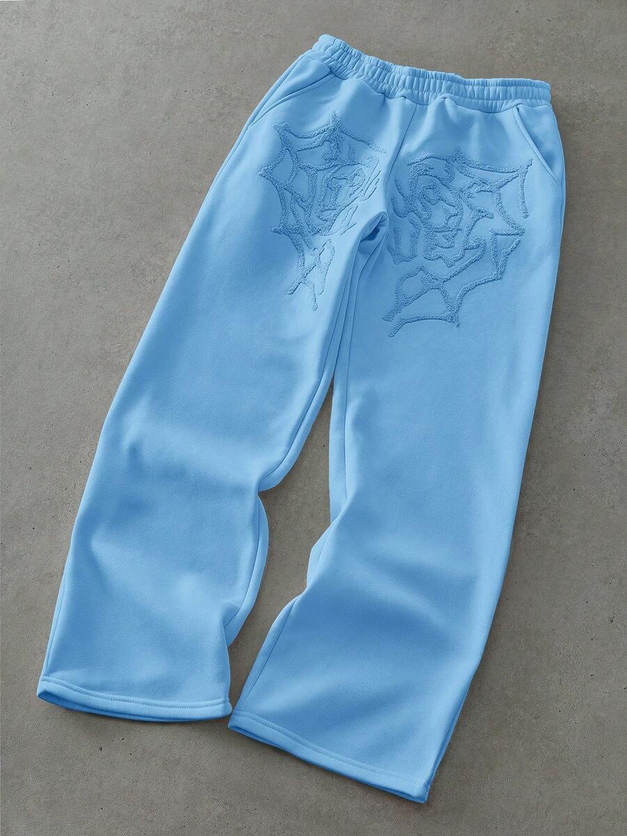 Men's Matching Cross Embroidered Sweatpants