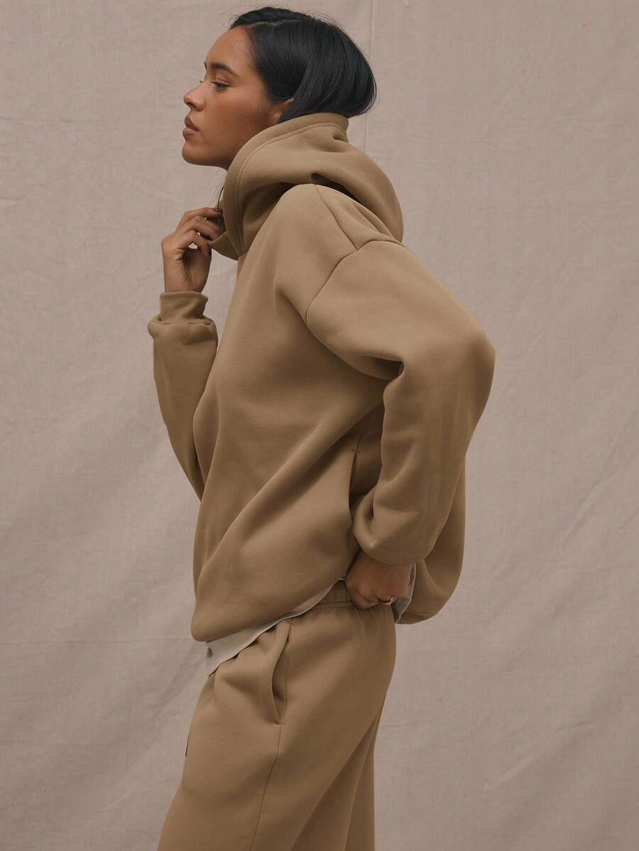 Embroidery Patch Oversized Hoodie