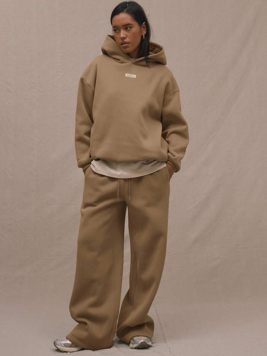 Embroidery Patch Oversized Hoodie
