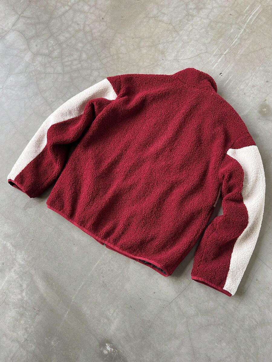 Fleece Patchwork Men's Jacket