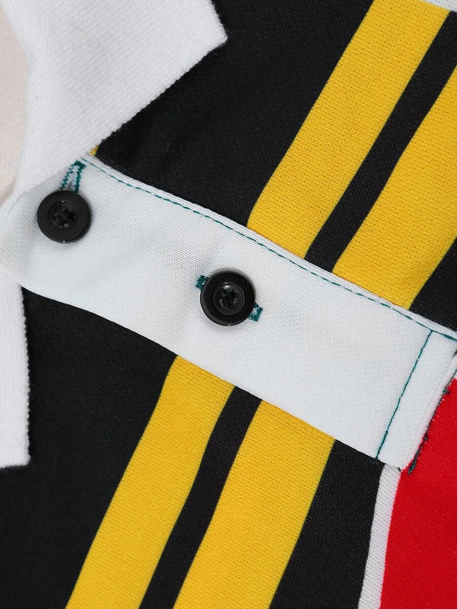 Men's Casual Polo Neck Sweatshirt