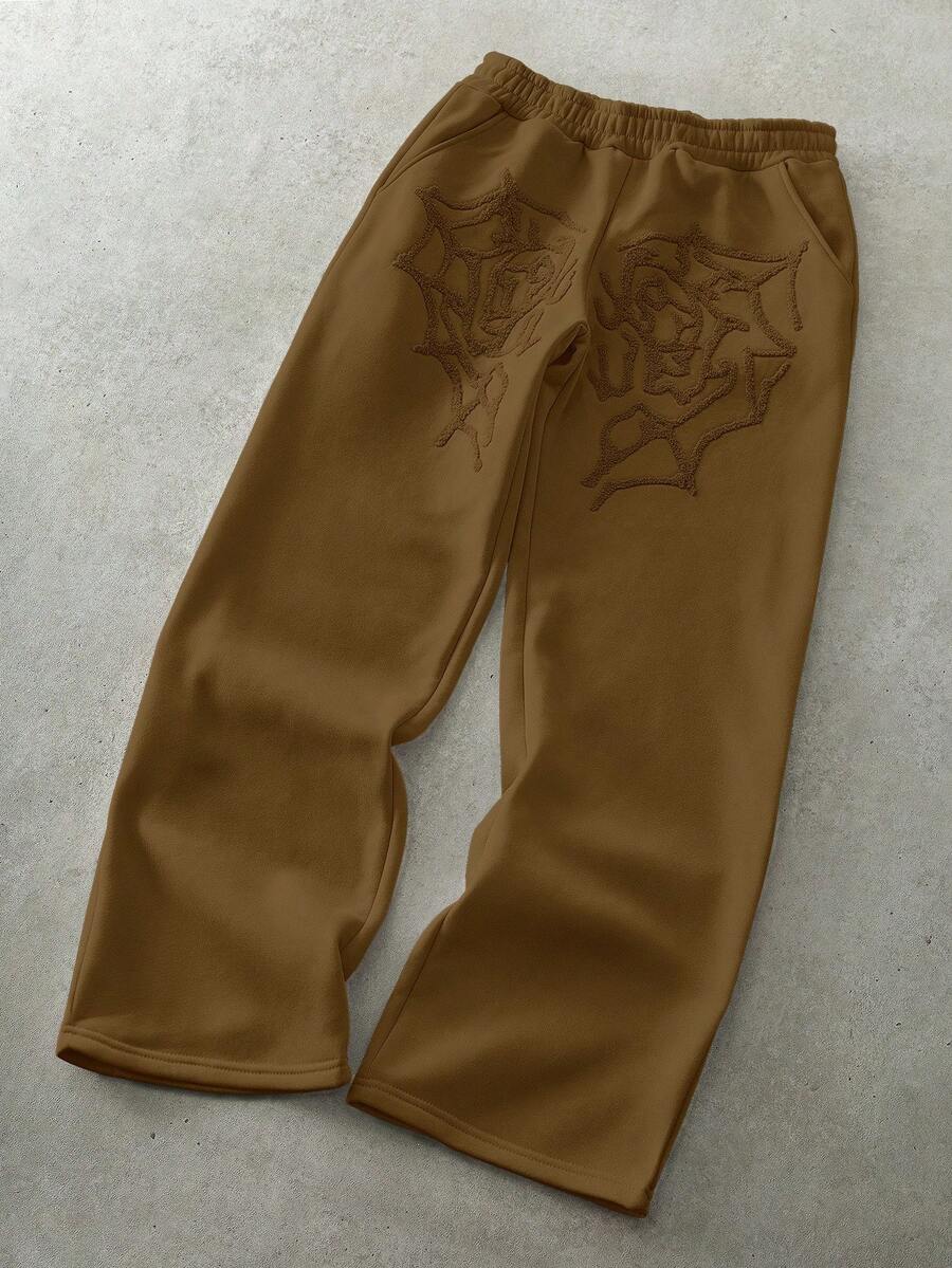 Men's Matching Cross Embroidered Sweatpants