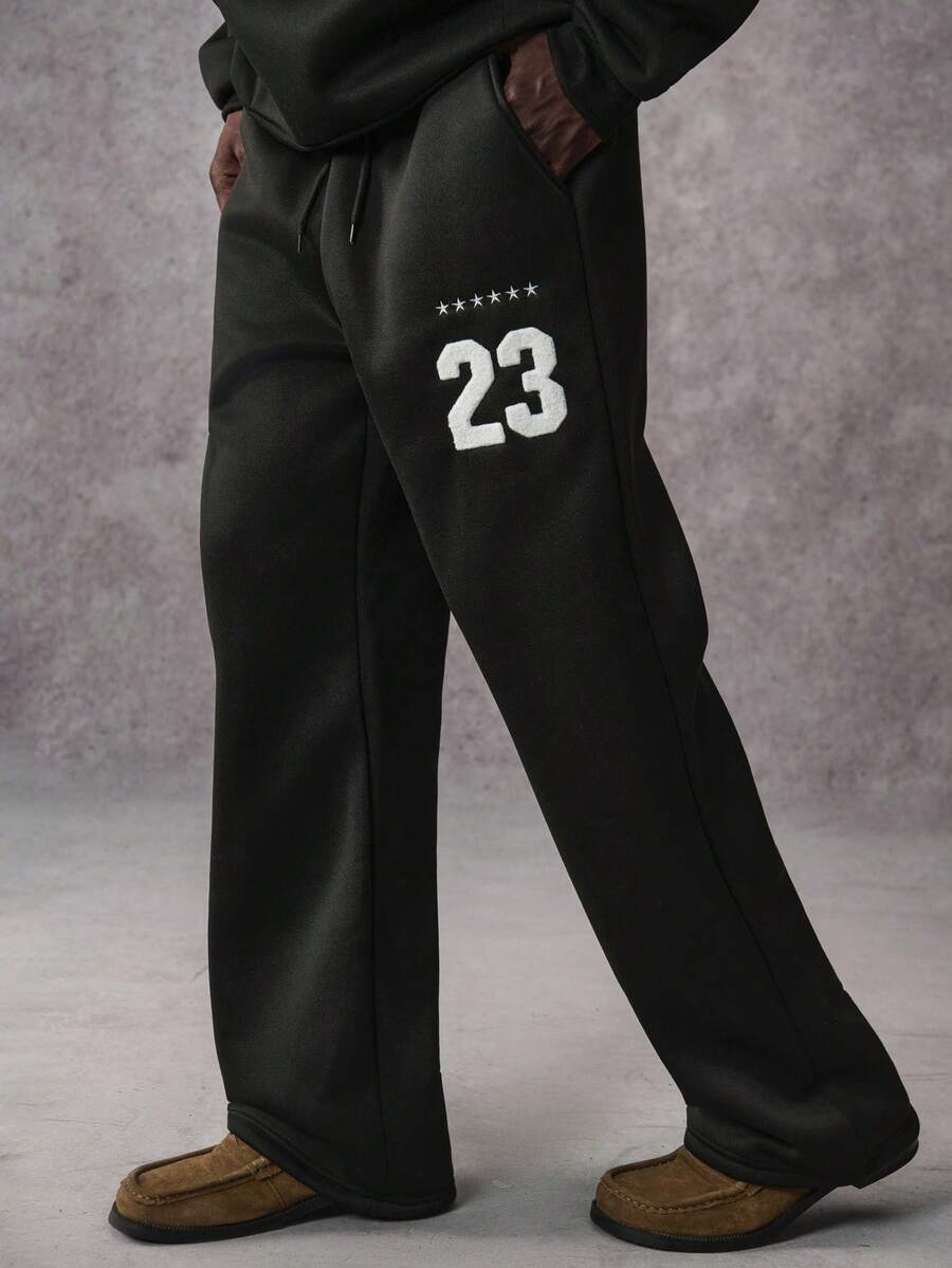 Men's Matching Cross Embroidered Sweatpants