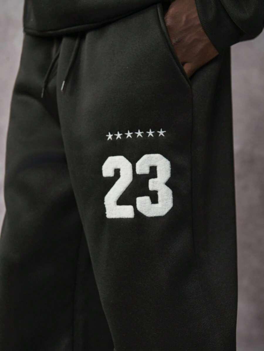 Men's Matching Cross Embroidered Sweatpants