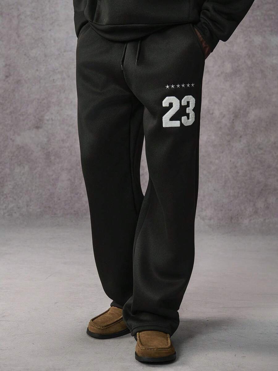 Men's Matching Cross Embroidered Sweatpants