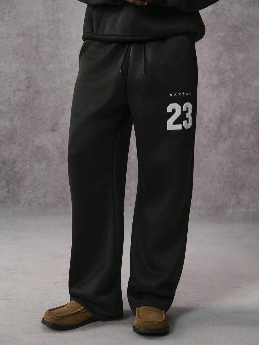 Men's Matching Cross Embroidered Sweatpants