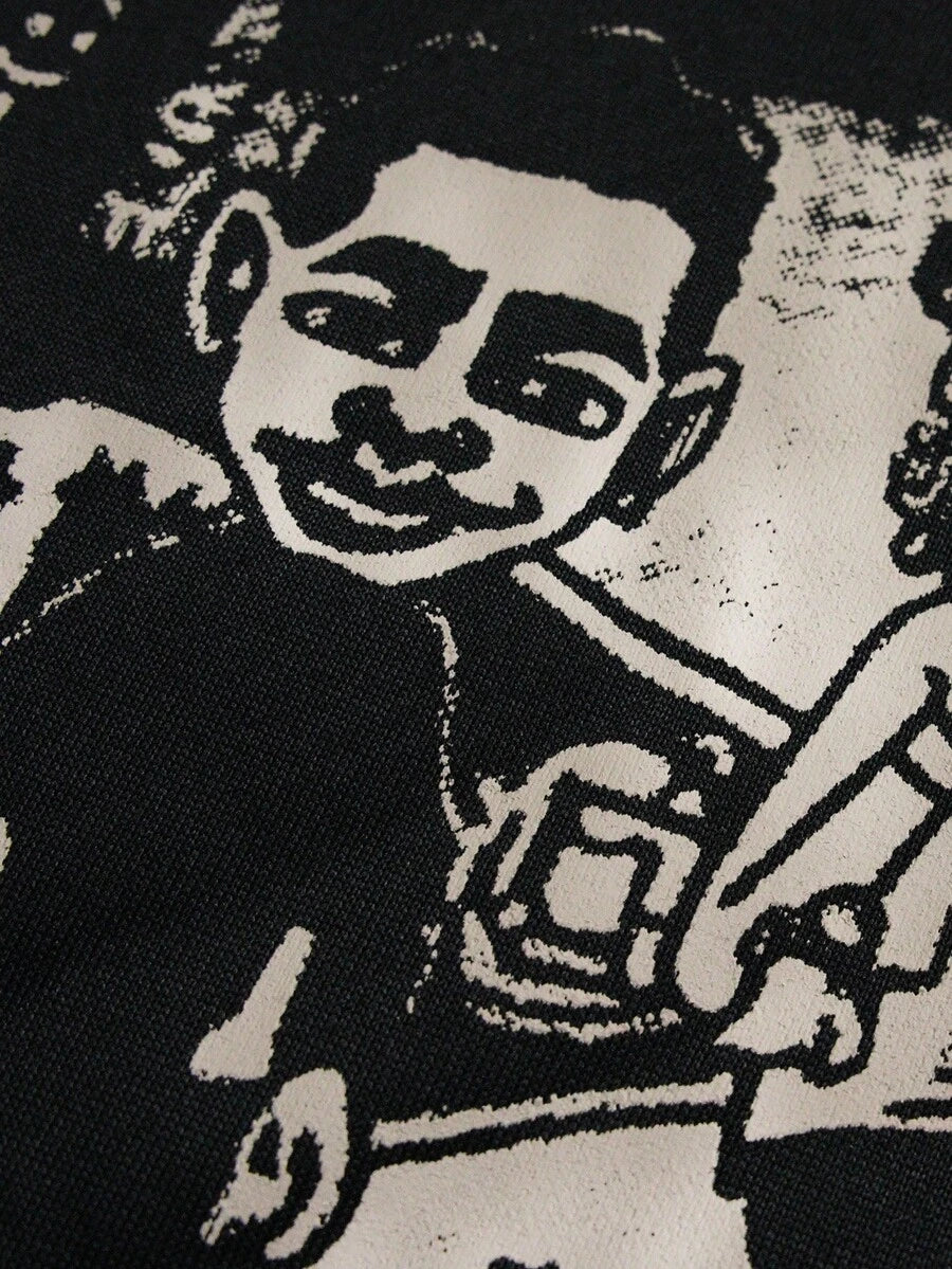Men's Casual Cartoon Print Hoodie