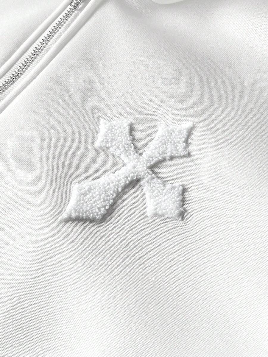 Men's Cross Full-Print With 3D Embroidery