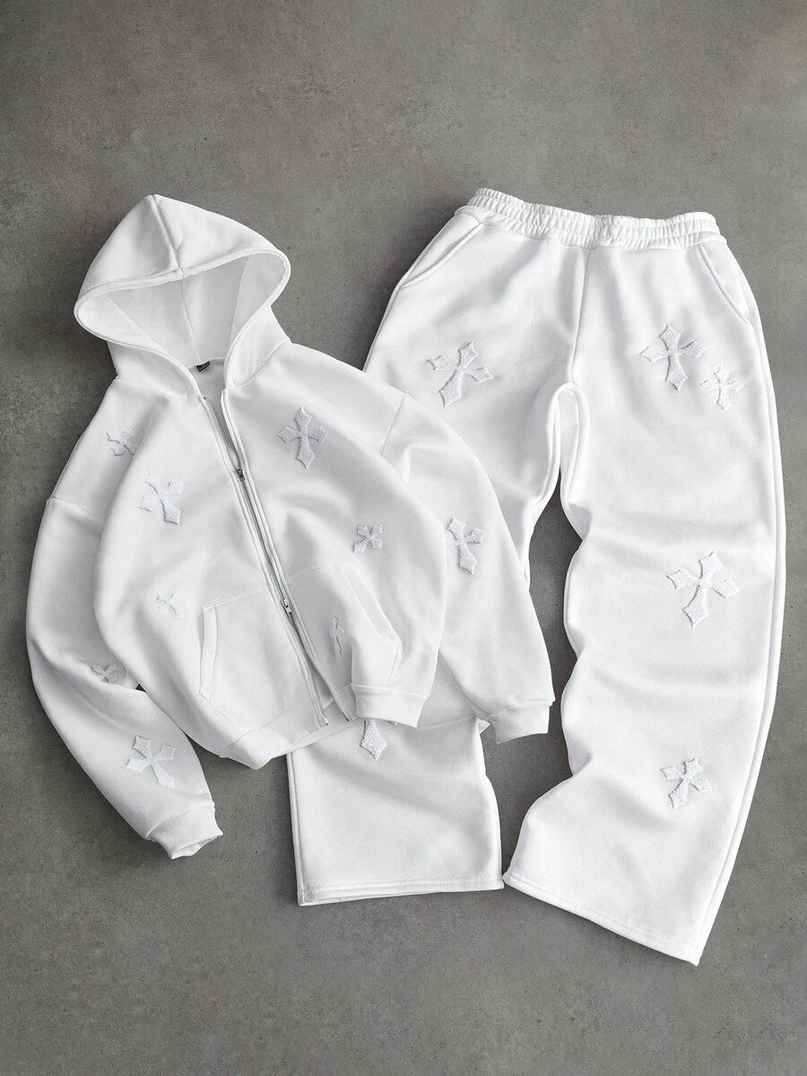 Men's Cross Full-Print With 3D Embroidery