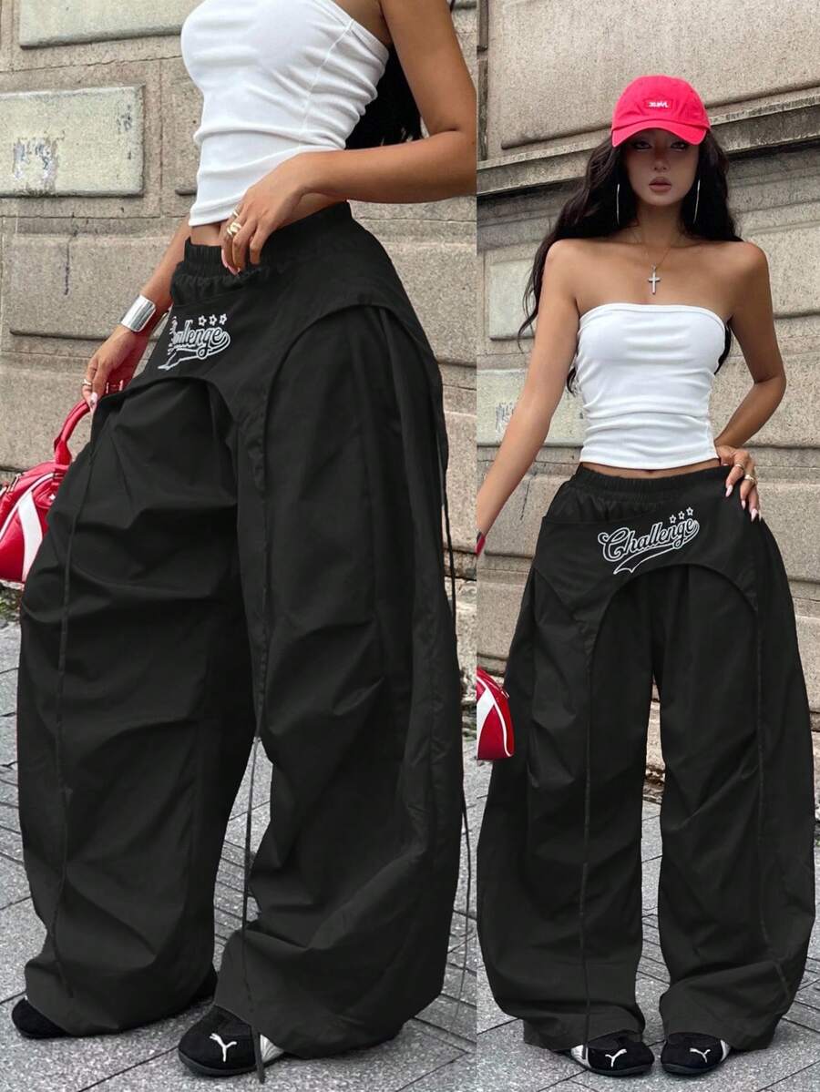 Women's Casual Parachute Pants