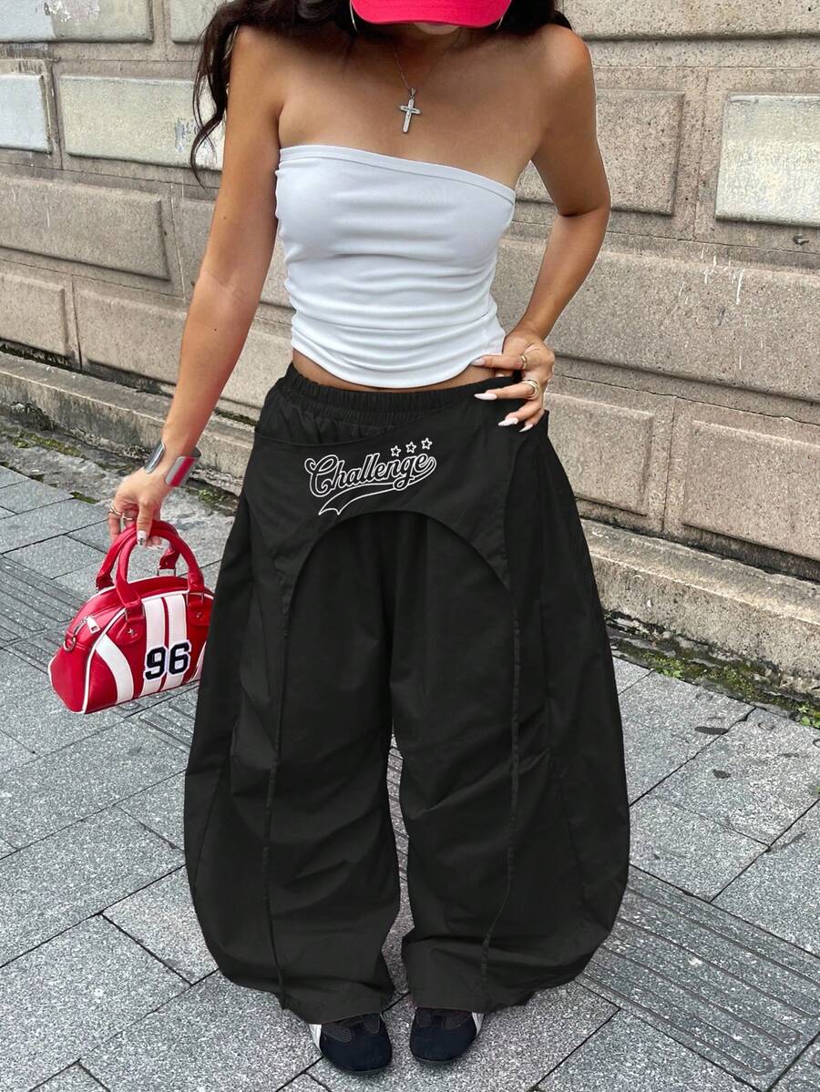 Women's Casual Parachute Pants