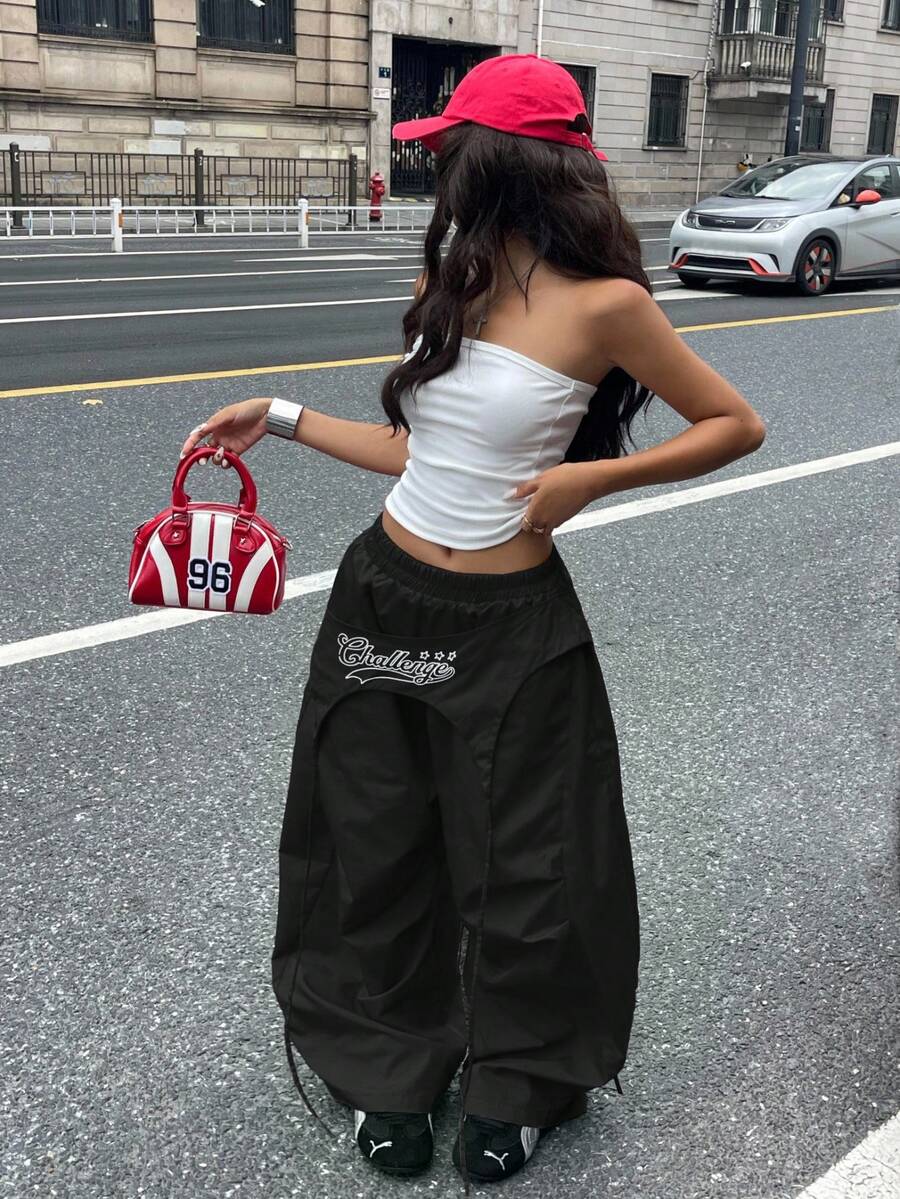 Women's Casual Parachute Pants