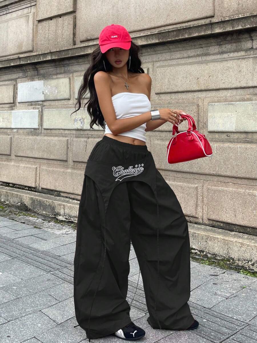 Women's Casual Parachute Pants