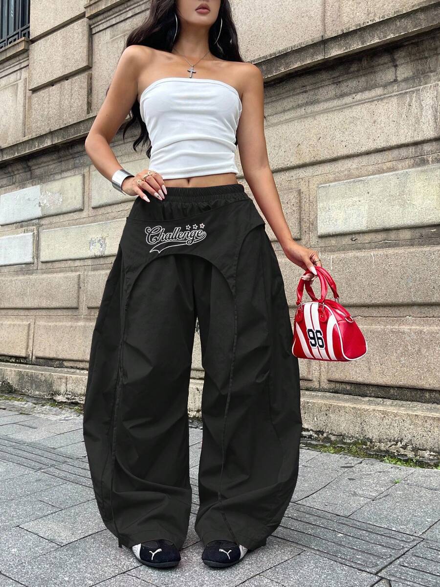 Women's Casual Parachute Pants