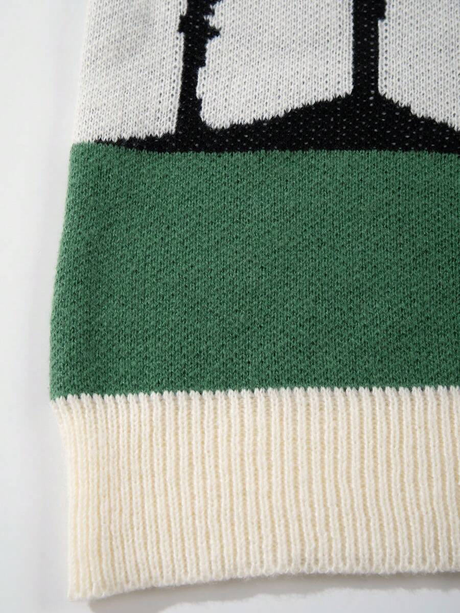 Men's Graphic Pullover Sweater