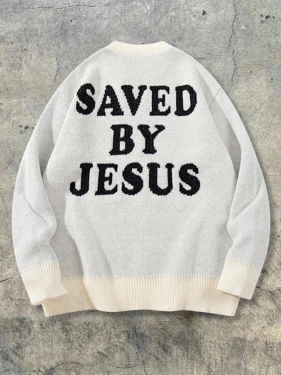 Men's Graphic Pullover Sweater