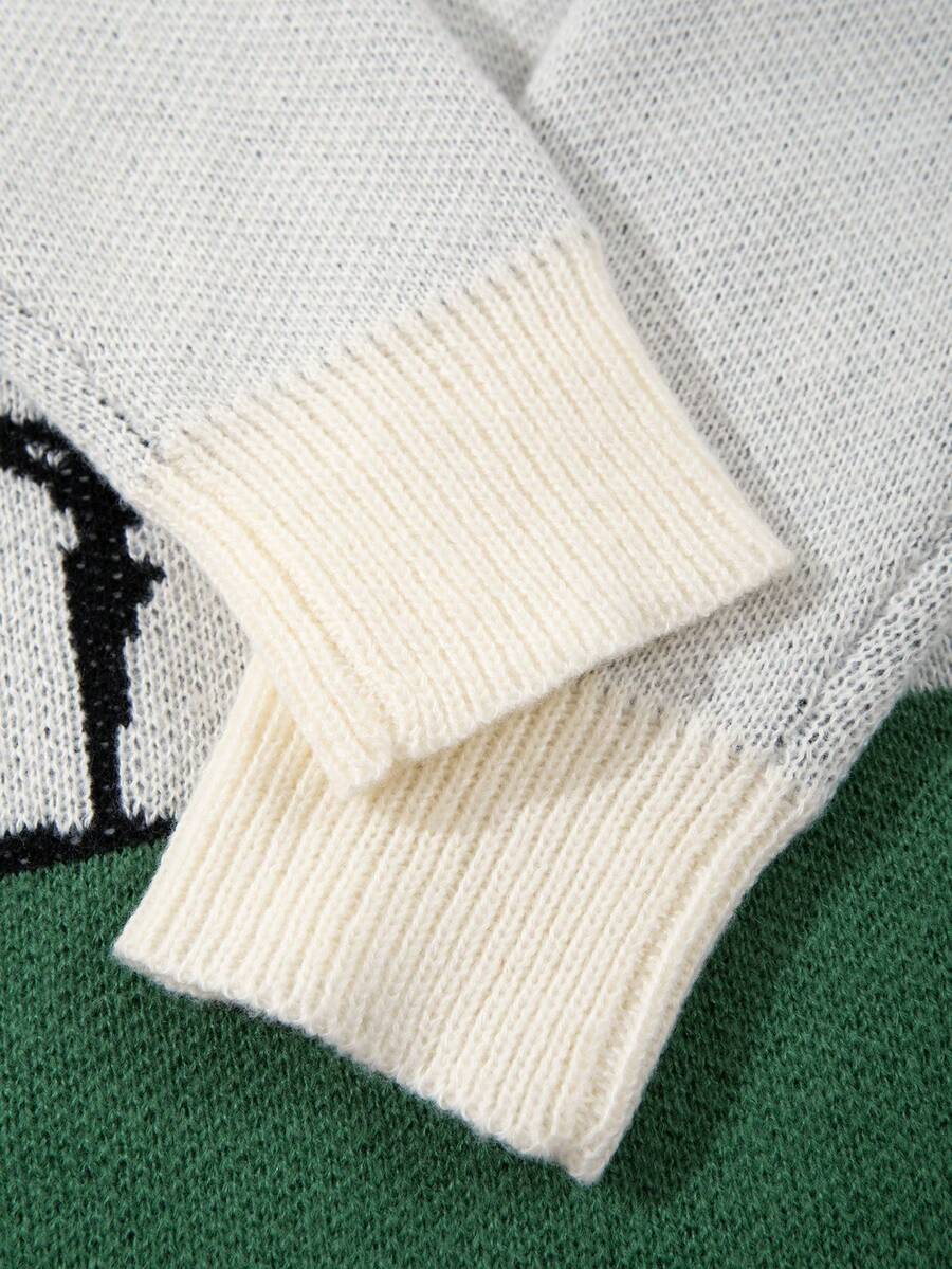 Men's Graphic Pullover Sweater