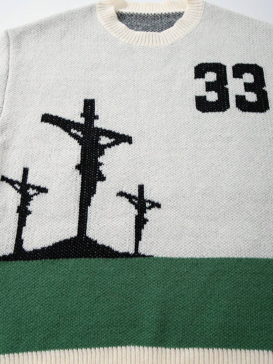 Men's Graphic Pullover Sweater