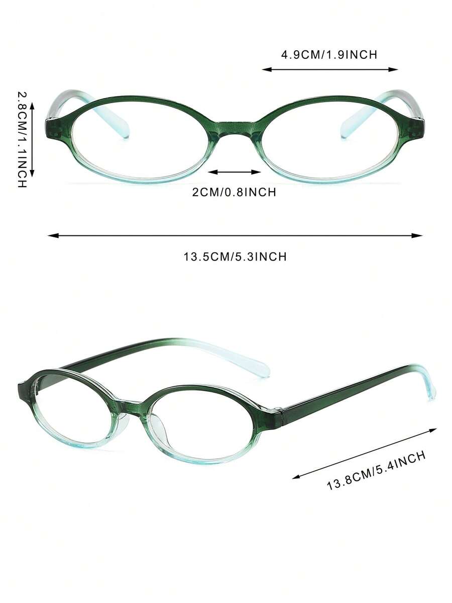 Women's Transparent Retro Style Optical Glasses