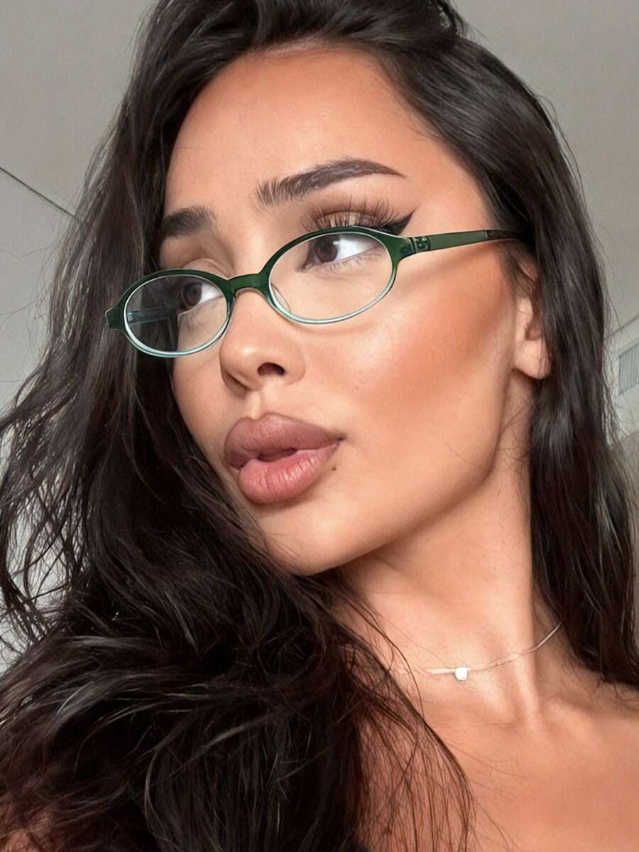 Women's Transparent Retro Style Optical Glasses