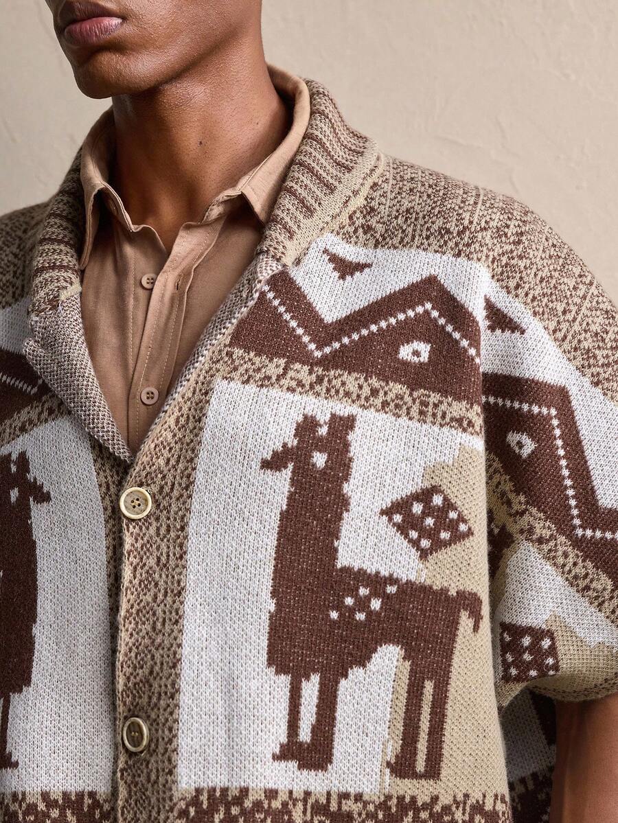 Business Casual Men's  Knit Sweater