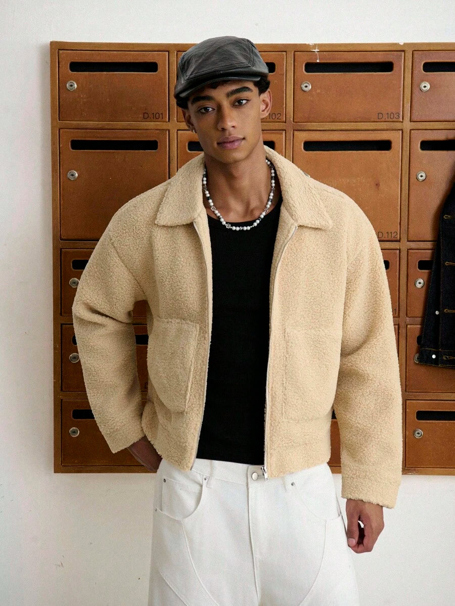 Men's Streetwear Faux Leather Jacket