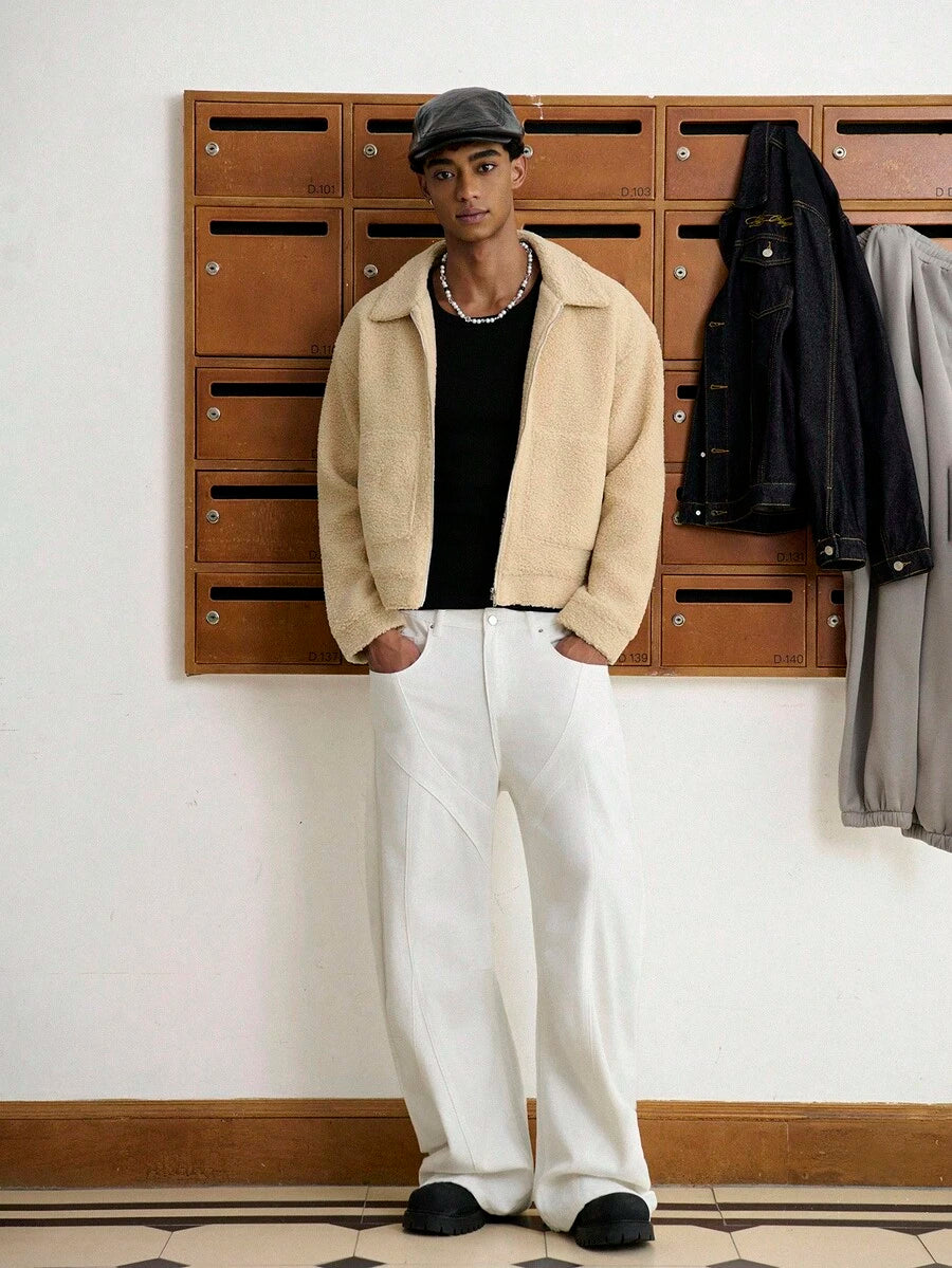 Men's Streetwear Faux Leather Jacket